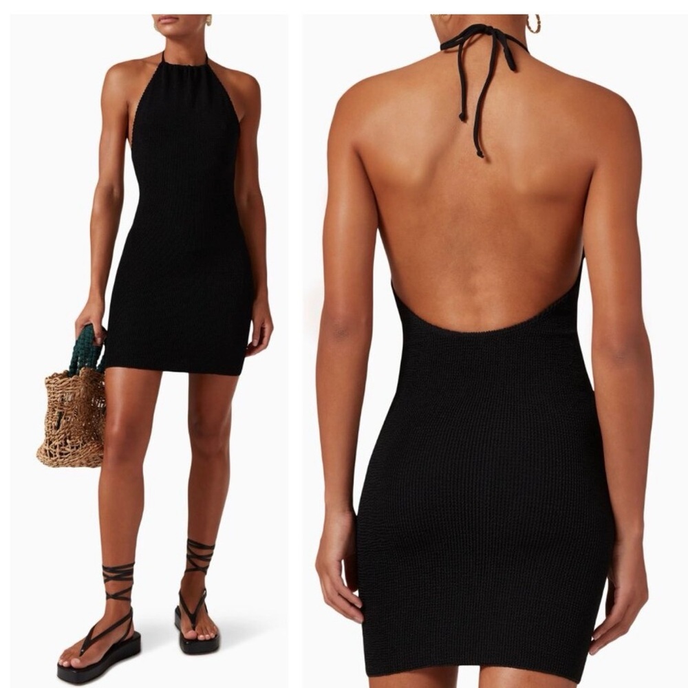Bond Eye Black Imogen Dress NWT OS